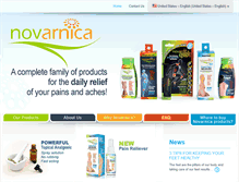 Tablet Screenshot of novarnica.com